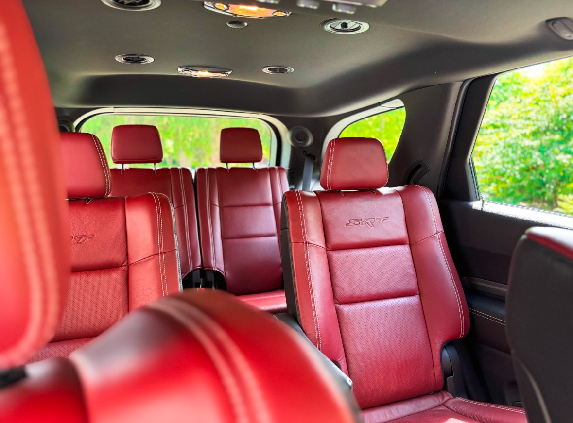 SRT interior steam clean detail